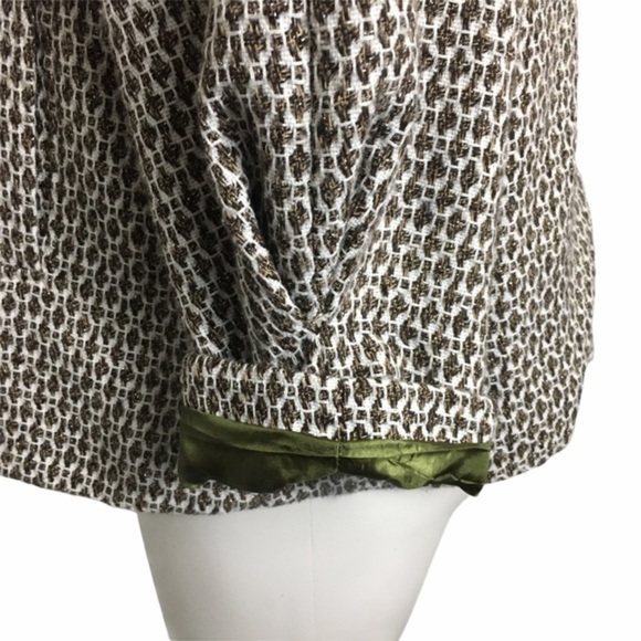 Maestro textured button front jacket. Size Large - Picture 6 of 8